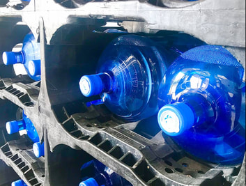 5-gallon bottled water pickup